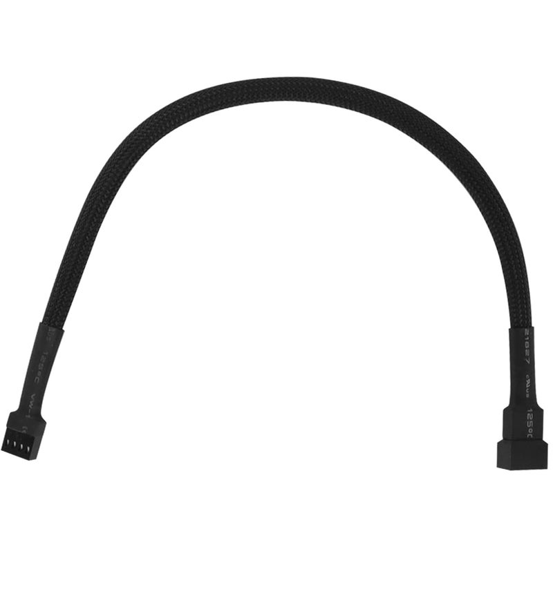 LANMINGLEL 10-Pack PWM 4 Pin Fan Extension Cable，12 inch PC Fan Power Extension Cable, Male to Female 4-Pin PWM Splitter Cord for Computer ATX Case - Image 5